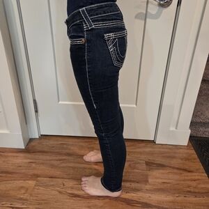 True Religion Dark Indigo Skinny Jeans